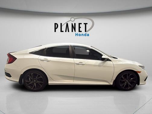 Platinum White Pearl 2020 Honda Civic Sport