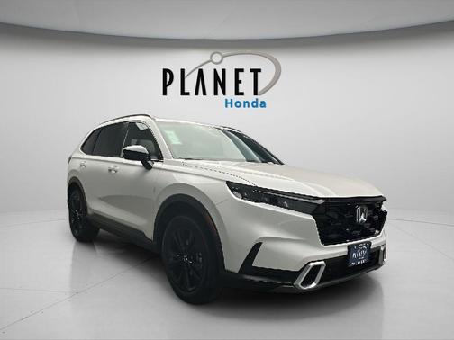 Platinum White Pearl 2026 Honda CR-V Hybrid Sport Touring