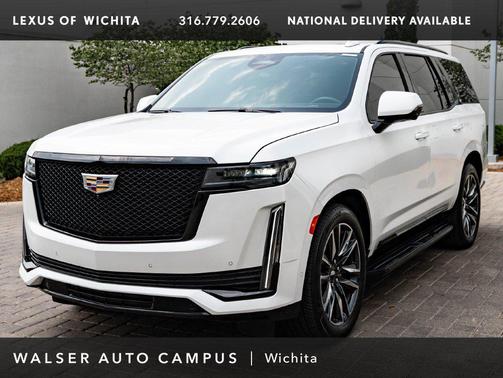 Crystal White Tricoat 2023 Cadillac Escalade Sport