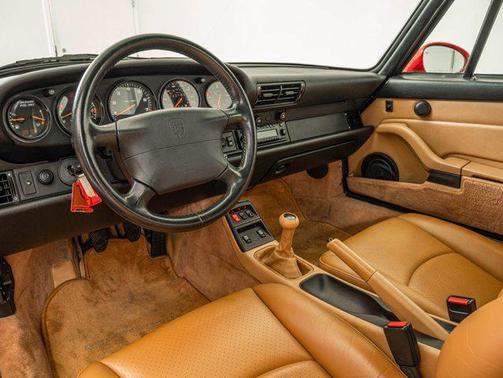Red 1995 Porsche 911 Carrera
