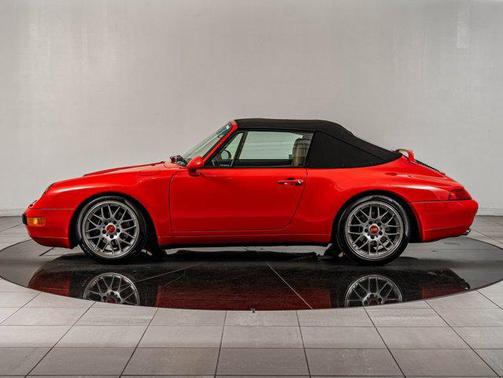 Red 1995 Porsche 911 Carrera