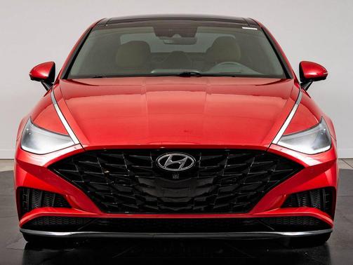 Calypso Red 2021 Hyundai SONATA Limited