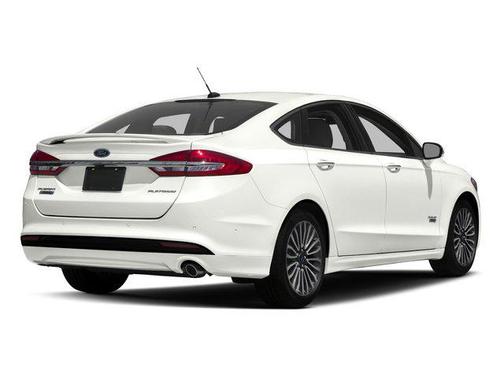 White Gold Metallic 2017 Ford Fusion Energi Platinum