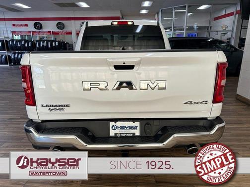 Bright White Clearcoat 2026 RAM 1500 Laramie