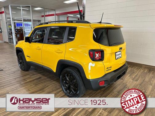 Solar Yellow 2018 Jeep Renegade Latitude