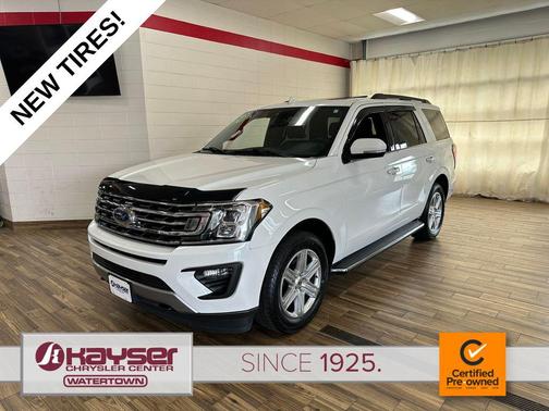 Star White Metallic Tri-Coat 2021 Ford Expedition XLT