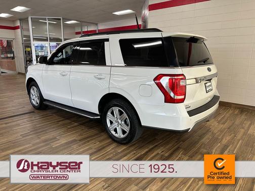 Star White Metallic Tri-Coat 2021 Ford Expedition XLT