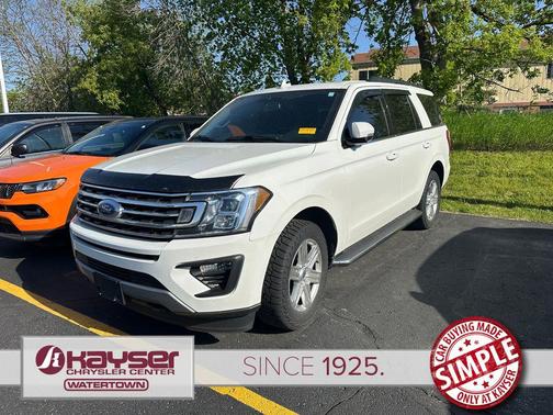 Star White Metallic Tri-Coat 2021 Ford Expedition XLT
