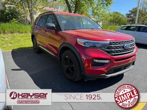 Red Metallic 2024 Ford Explorer XLT
