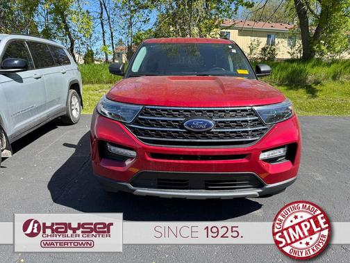 Red Metallic 2024 Ford Explorer XLT