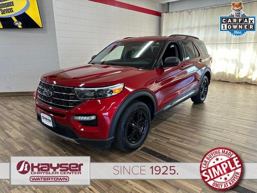 Red Metallic 2024 Ford Explorer XLT