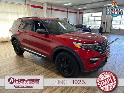 Red Metallic 2024 Ford Explorer XLT