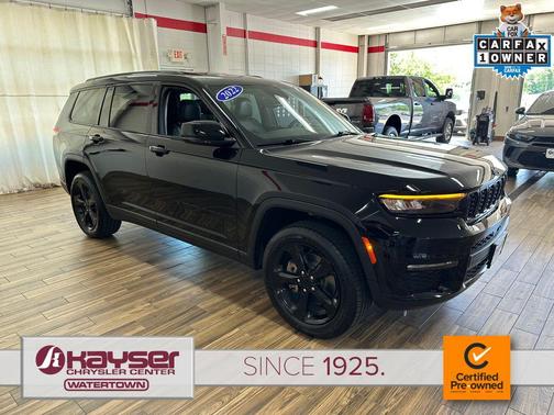Diamond Black Crystal Pearlcoat 2022 Jeep Grand Cherokee L Limited