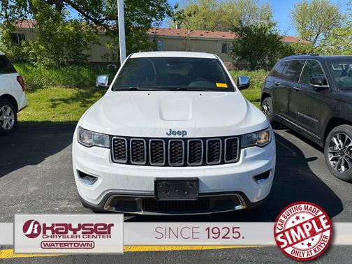Bright White Clearcoat 2017 Jeep Grand Cherokee Limited