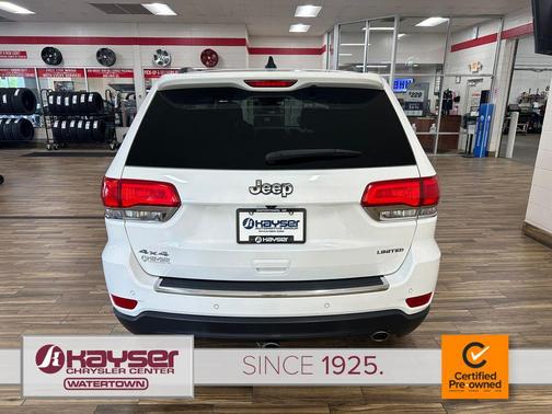 Bright White Clearcoat 2017 Jeep Grand Cherokee Limited