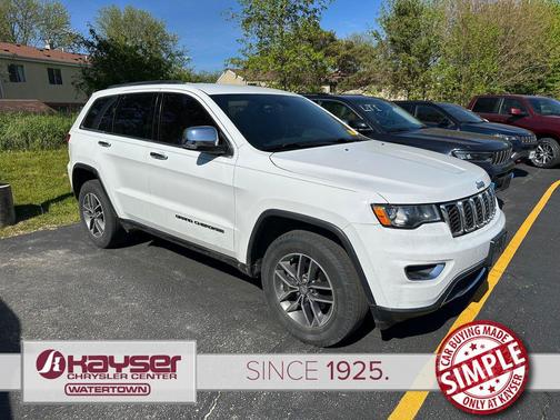 Bright White Clearcoat 2017 Jeep Grand Cherokee Limited
