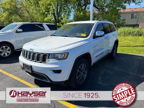 Bright White Clearcoat 2017 Jeep Grand Cherokee Limited
