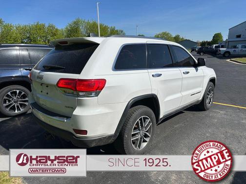 Bright White Clearcoat 2017 Jeep Grand Cherokee Limited