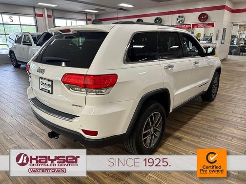 Bright White Clearcoat 2017 Jeep Grand Cherokee Limited