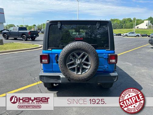 Hydro Blue Pearlcoat 2024 Jeep Wrangler Sport S