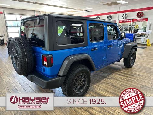 Hydro Blue Pearlcoat 2024 Jeep Wrangler Sport S