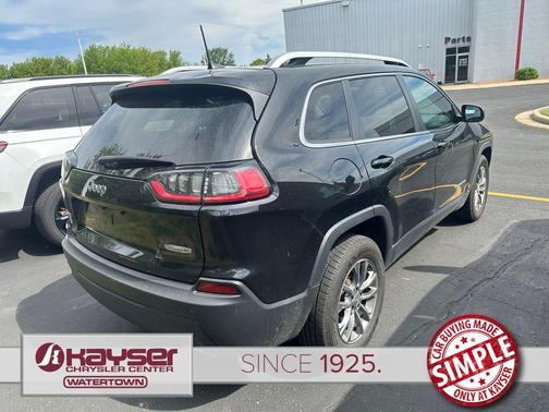Diamond Black Crystal Pearlcoat 2021 Jeep Cherokee Latitude Lux
