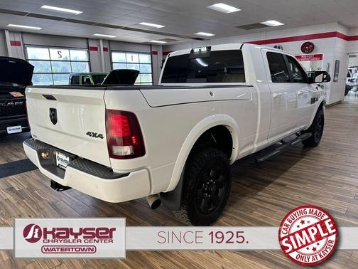 Bright White Clearcoat 2018 RAM 2500 Laramie Mega Cab 4x4 6'4' Box