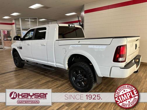 Bright White Clearcoat 2018 RAM 2500 Laramie Mega Cab 4x4 6'4' Box