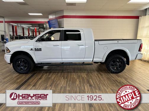 Bright White Clearcoat 2018 RAM 2500 Laramie Mega Cab 4x4 6'4' Box
