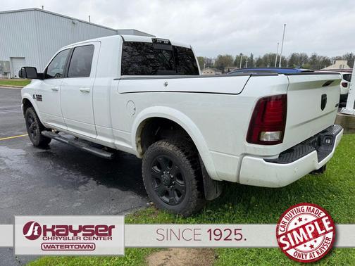 Bright White Clearcoat 2018 RAM 2500 Laramie Mega Cab 4x4 6'4' Box