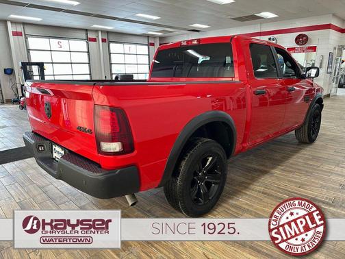 Flame Red Clearcoat 2024 RAM 1500 Classic Warlock Crew Cab 4x4 5'7' Box