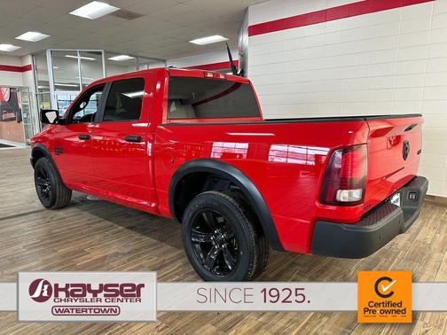 Flame Red Clearcoat 2024 RAM 1500 Classic Warlock Crew Cab 4x4 5'7' Box