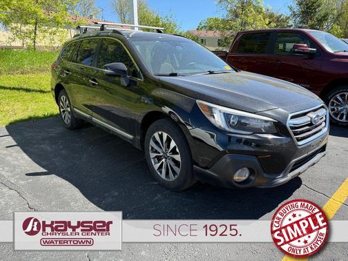 Crystal Black Silica 2018 Subaru Outback 3.6R Touring