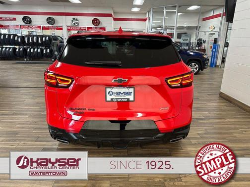 Red Hot 2024 Chevrolet Blazer RS