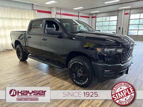 Diamond Black Crystal Pearlcoat 2026 RAM 1500 Warlock Crew Cab 4x4 5'7' Box