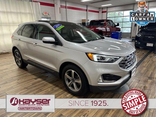 Ingot Silver Metallic 2019 Ford Edge SEL