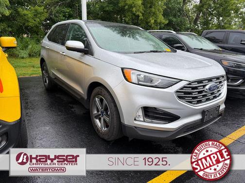 Ingot Silver Metallic 2019 Ford Edge SEL