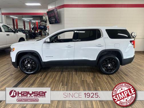 Summit White 2022 GMC Acadia AWD SLE