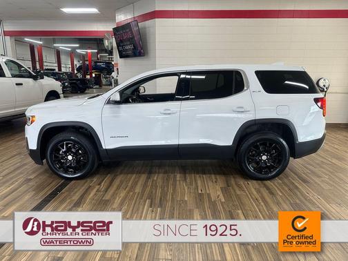 Summit White 2022 GMC Acadia AWD SLE