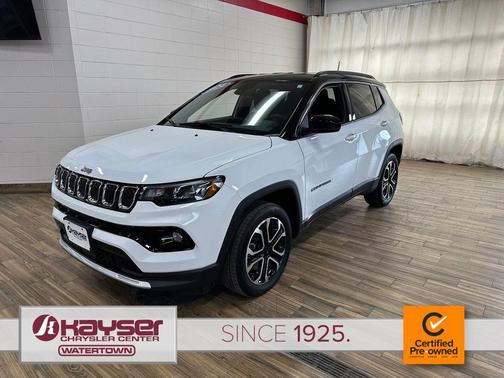 Bright White Clearcoat 2024 Jeep Compass Limited