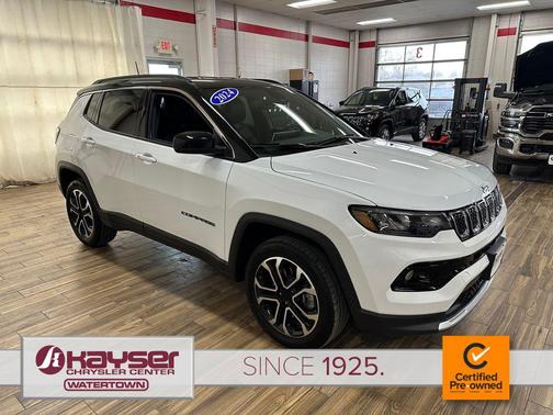 Bright White Clearcoat 2024 Jeep Compass Limited