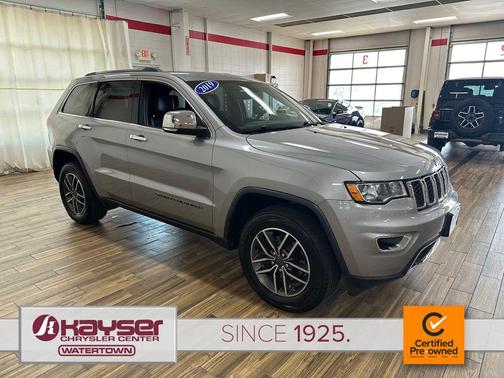 Billet Silver Metallic Clearcoat 2019 Jeep Grand Cherokee Limited