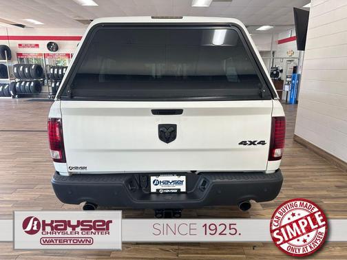 Bright White Clearcoat 2024 RAM 1500 Classic Warlock Quad Cab 4x4 6'4' Box