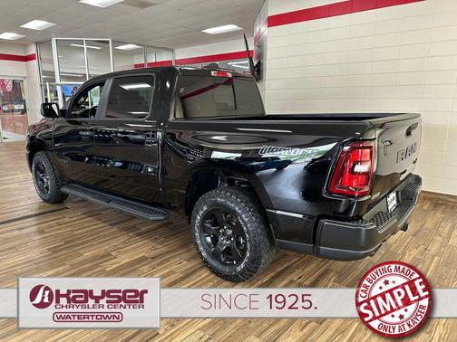 Diamond Black Crystal Pearlcoat 2026 RAM 1500 Warlock Crew Cab 4x4 5'7' Box