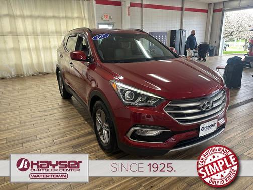 Serrano Red 2017 Hyundai Santa Fe Sport 2.4L