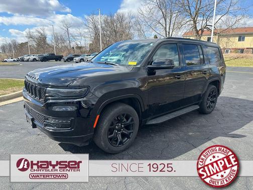 Diamond Black Crystal Pearlcoat 2023 Jeep Wagoneer Series II Carbide 4x4