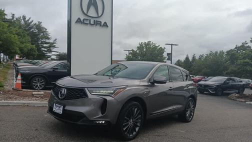 Liquid Carbon Metallic 2023 Acura RDX A-Spec Advance Package