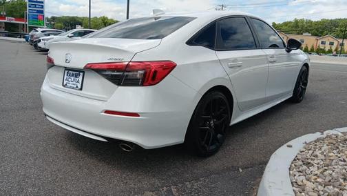 Platinum White Pearl 2024 Honda Civic Sport