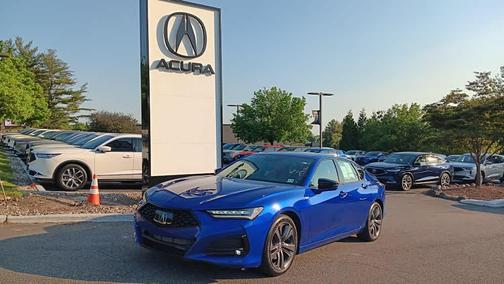 Apex Blue Pearl 2023 Acura TLX A-Spec