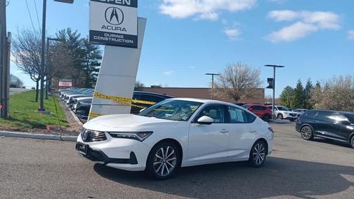 Platinum White Pearl 2025 Acura Integra CVT